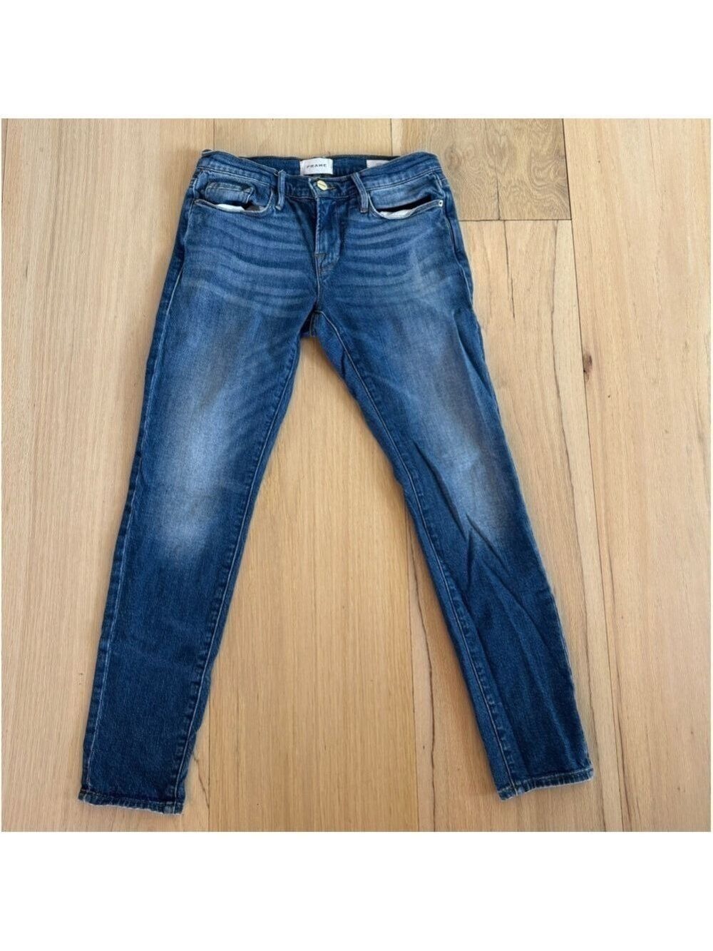 Frame Denim Le Garcon Jeans Style Riley Medium Wash Size 25